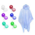 Portable Rain Poncho with Keychain Ball